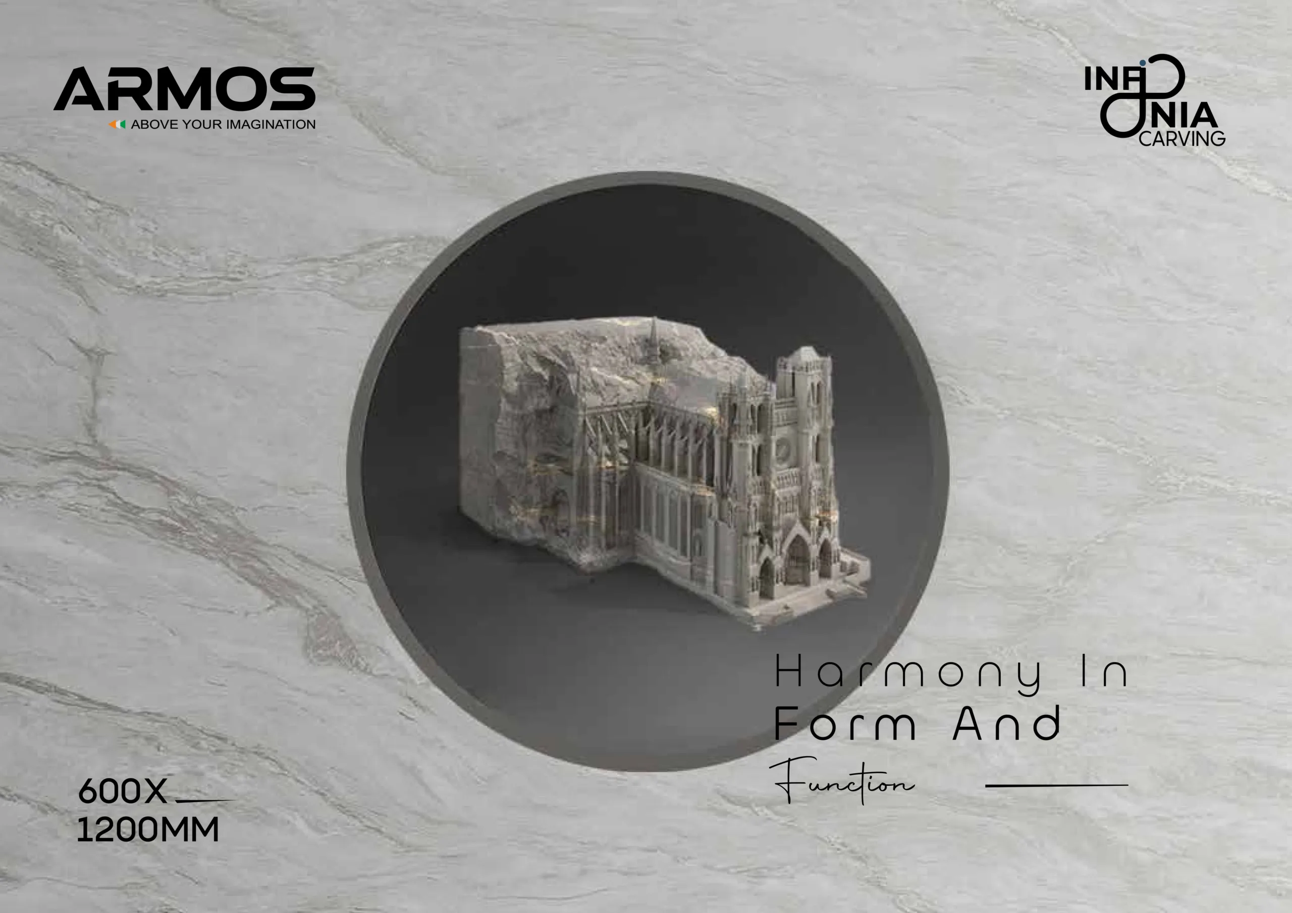 Infinia Carving Porcelain Tiles (600x1200mm)