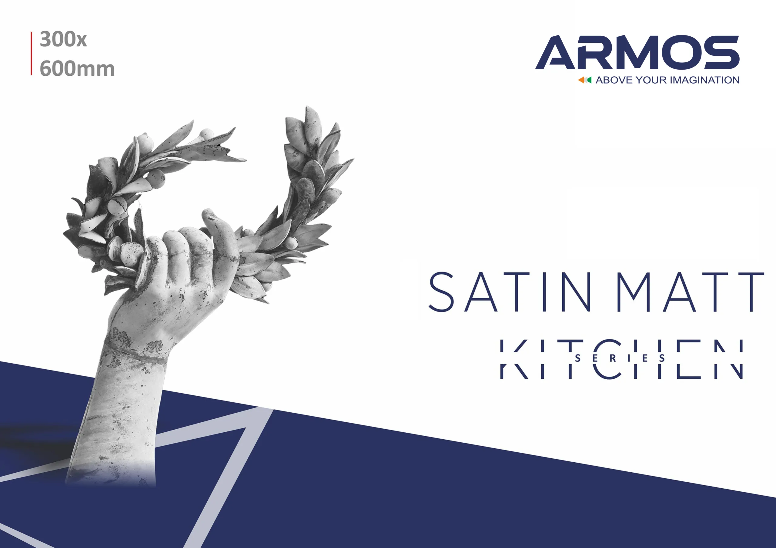 Kitchen Satin Matt Ceramic Wall Tiles (300x600mm)